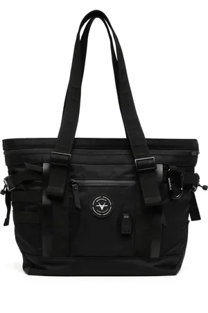 Makavelic Logo-patch strap-detail tote bag