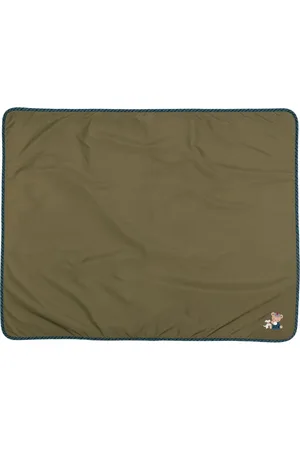 Familiar Check-trim blanket