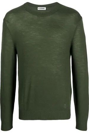 Jil Sander Embroidered-logo wool jumper