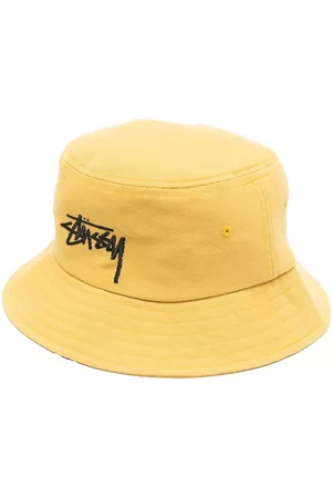 STUSSY Men Hats - Embroidered-logo bucket-hat