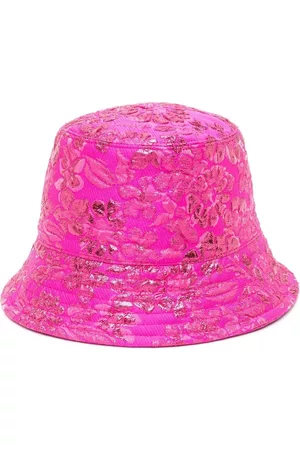 VALENTINO Women Hats - Floral-jacquard bucket hat