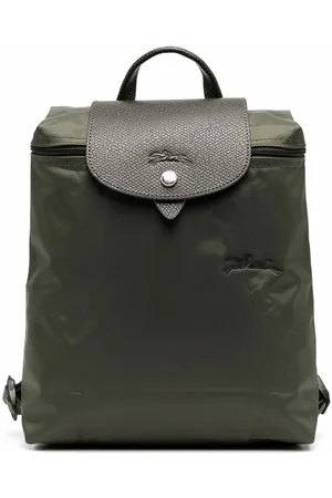 Longchamp Le Pliage embroidered-logo backpack