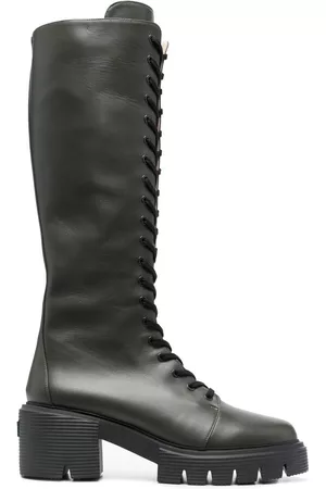 Stuart Weitzman Chunky lace-up boots