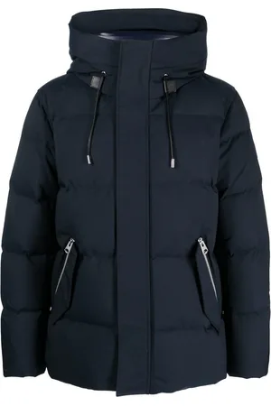 Mackage Logo-patch zip-up padded coat