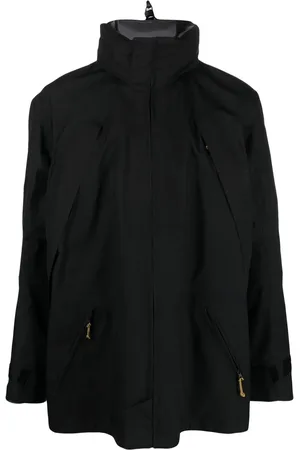 GR10K High-neck zip-fastening parka jacket