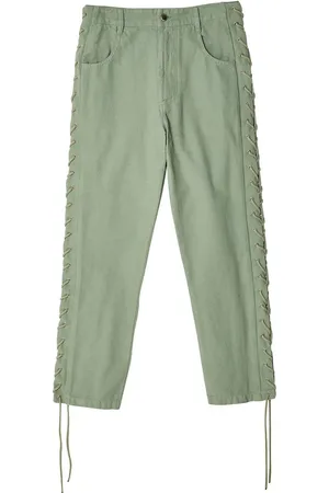 ECKHAUS LATTA Lace-up straight trousers