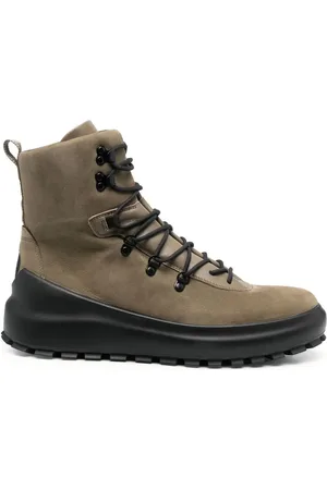 Stone Island Lace-up suede boots