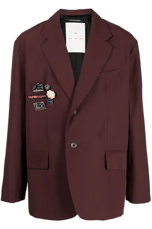 SONG FOR THE MUTE Decorative-pin single-breasted blazer