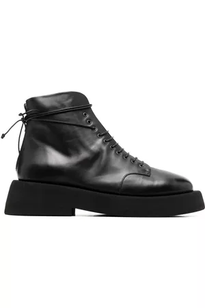 MARSÈLL Zip-back leather ankle boots