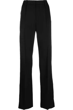 Saint Laurent High-waisted straight-leg trousers