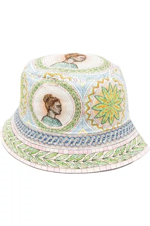 Casablanca Hats - Mosaic-print bucket hat