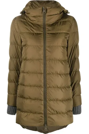 HERNO Hooded feather-down coat