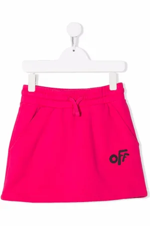 OFF-WHITE Logo-print track skirt