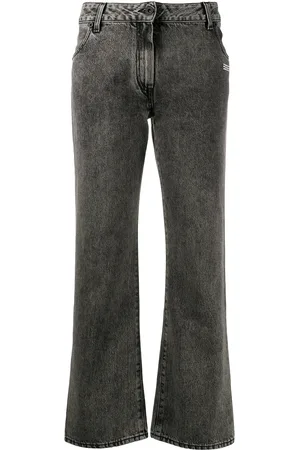 OFF-WHITE Cropped leg mid-rise jeans