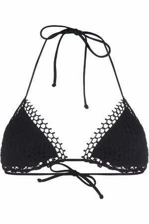La Perla Braided-detail halterneck bikini top