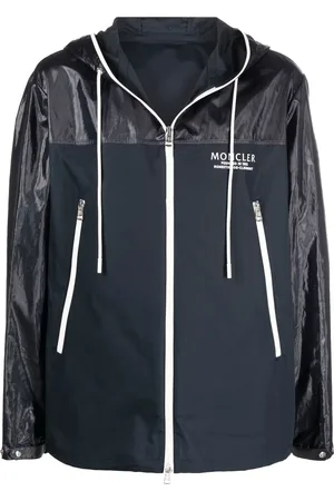 Moncler Logo print zipped hoodie