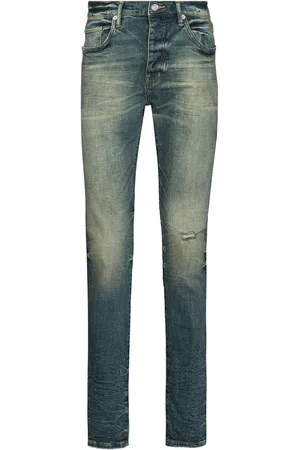 Purple Brand Low-rise straight-leg jeans