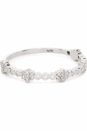 DJULA 18kt white gold Accumulation diamond ring