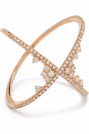 DJULA 18kt rose gold Fairy Tale X diamond ring