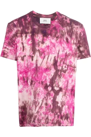 Ami Tie dye-print cotton T-shirt