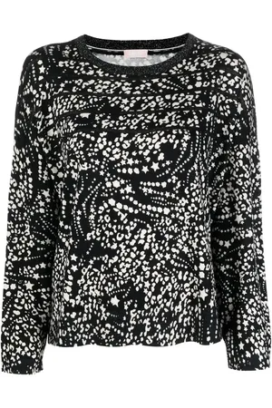 Liu Jo Star-print lurex-detail jumper