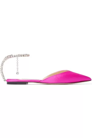 Jimmy Choo Saeda crystal-embellished pumps