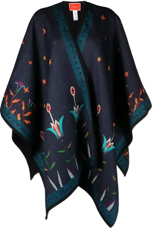 La DoubleJ Graphic-print poncho
