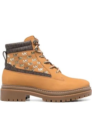 Michael Kors Monogram-print hiker boots