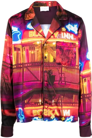 BLUE SKY INN Wizard Inn graphic-print shirt