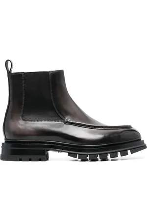 santoni Leather ankle boots
