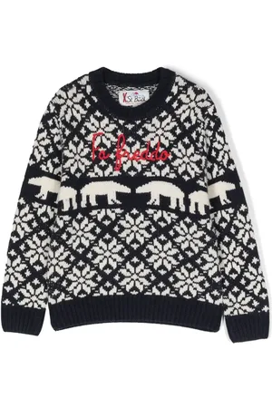 MC2 SAINT BARTH Patterned intarsia-knit jumper