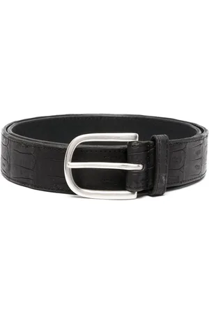 Orciani Animal-embossed leather belt