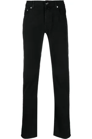 MOORER Denim straight-leg jeans