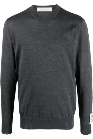 Golden Goose Ribbed-knit crew neck sweatshirt
