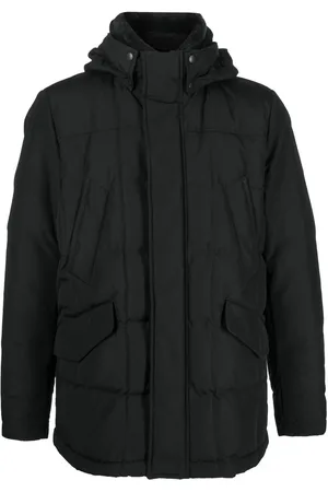 Woolrich Hooded feather down coat