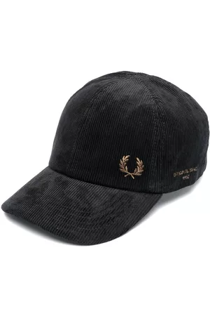 Fred Perry Embroidered-logo corduroy cap