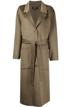 Paule Ka Single-breasted belted coat