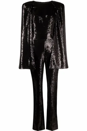 Karl Lagerfeld Sequinned cape jumpsuit