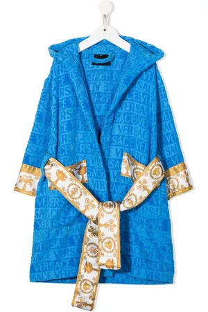 VERSACE Bathrobes - Medusa logo-print hooded robe
