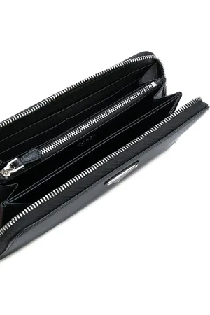 Prada Saffiano zip wallet