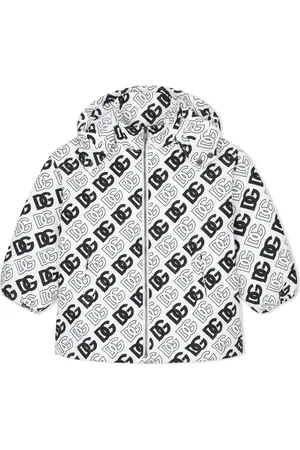 Dolce & Gabbana DG-logo quilted puffer jacket