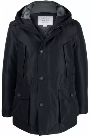 Woolrich Hooded duck-feather padded jacket