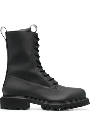 Rains Show lace-up combat boots