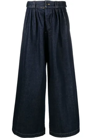 Maison Margiela Pleated wide-leg trousers