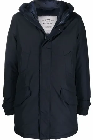 Woolrich Padded zip-up hooded coat