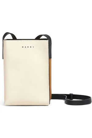 Marni Colour-block logo shoulder bag