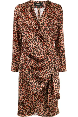 Paule Ka Leopard print wrap dress