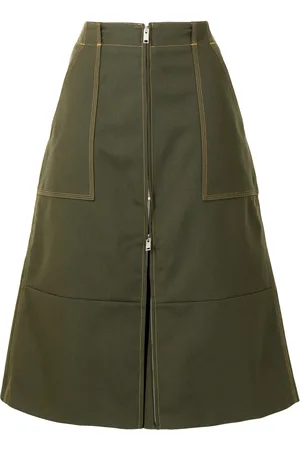 AMBUSH A-line midi skirt