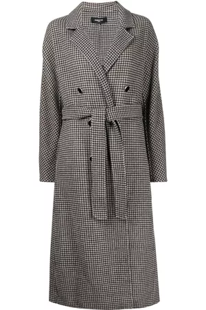 Paule Ka Houndstooth double-breasted coat
