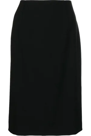 Paule Ka Straight-cut crepe skirt